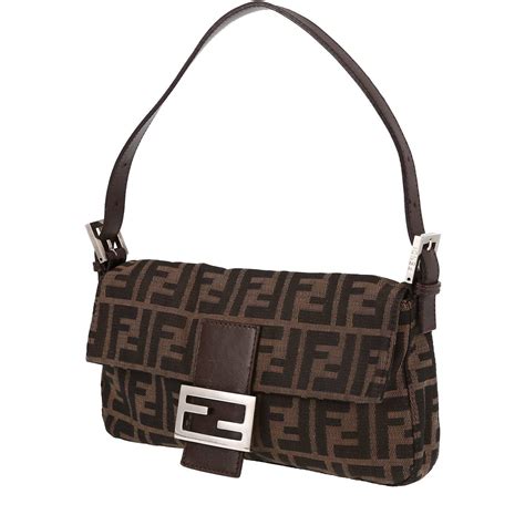 borsa fendi a tracolla marrone|pochette donna fendi.